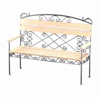 Лавочка и столик